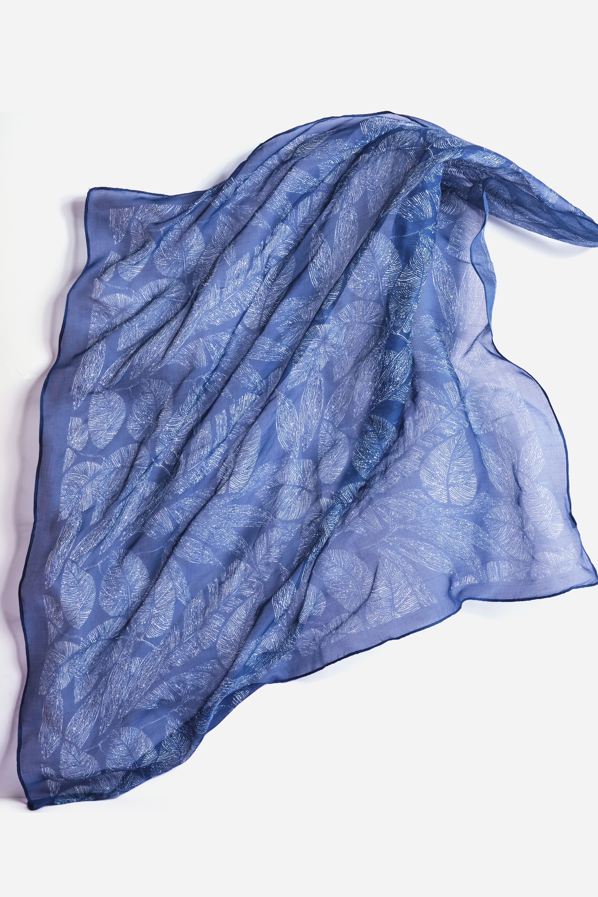 Azure Lake Blue Modal Scarf, , image 2